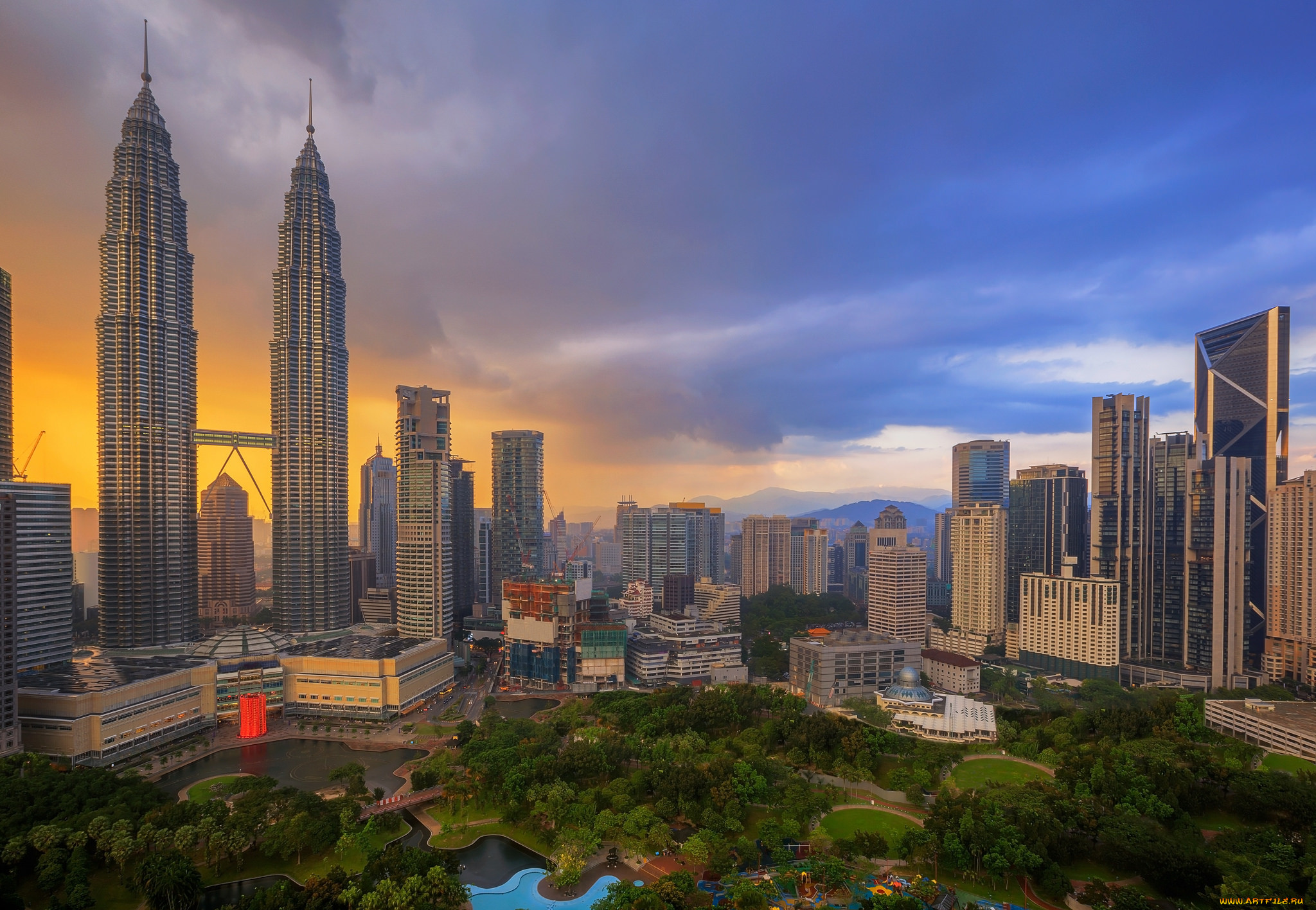 park in kuala lumper city, , - , , , 